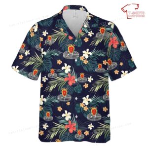 US Army 25th Infantry Division “Tropic Lightning Combat Action Badge” Hawaiian Shirt