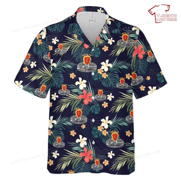 US Army 25th Infantry Division “Tropic Lightning Combat Action Badge” Hawaiian Shirt US Army 25th Infantry Division “Tropic Lightning Combat Action Badge” Hawaiian Shirt