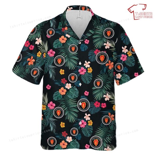US Army 25th Infantry Division Ranger Long Range Patrol Hawaiian Shirt US Army 25th Infantry Division Ranger Long Range Patrol Hawaiian Shirt