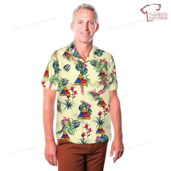 US Army 27th Armored Division (27th AD) Hawaiian Shirt US Army 27th Armored Division (27th AD) Hawaiian Shirt