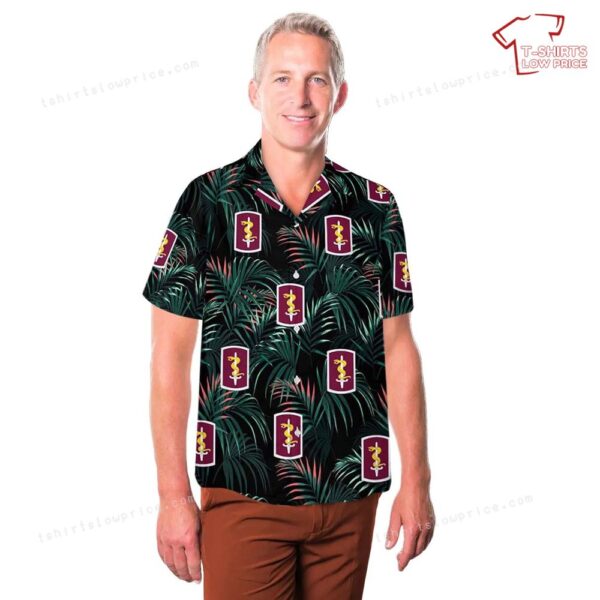 US Army 30th Medical Brigade Hawaiian Shirt US Army 30th Medical Brigade Hawaiian Shirt