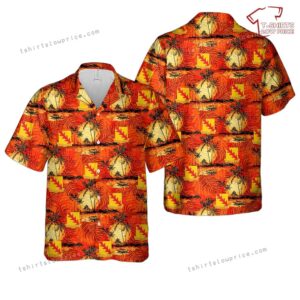 US Army 32nd Armored Regiment Hawaiian Shirt US Army 32nd Armored Regiment Hawaiian Shirt