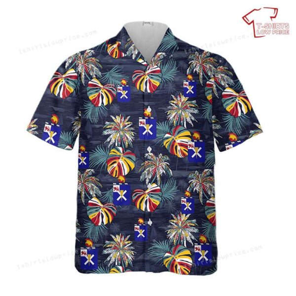 US Army 32nd Infantry Regiment The Queen’s Own Hawaiian Shirt US Army 32nd Infantry Regiment The Queen’s Own Hawaiian Shirt