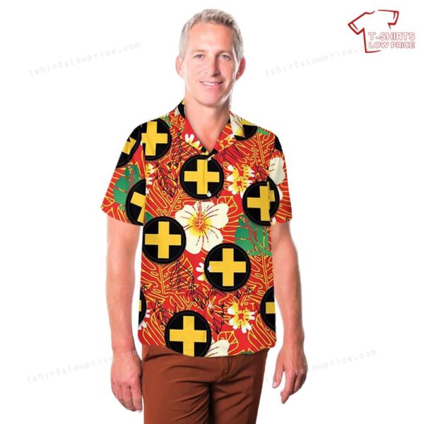 US Army 33rd Infantry Brigade Combat Team Illinois Army National Guard Hawaiian Shirt US Army 33rd Infantry Brigade Combat Team Illinois Army National Guard Hawaiian Shirt