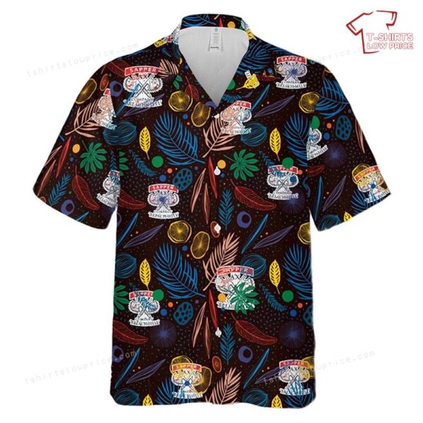 US Army 34th Sapper Company Hawaiian Shirt US Army 34th Sapper Company Hawaiian Shirt