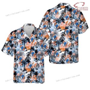 US Army 35th Signal Brigade (Airborne) Hawaiian Shirt US Army 35th Signal Brigade (Airborne) Hawaiian Shirt