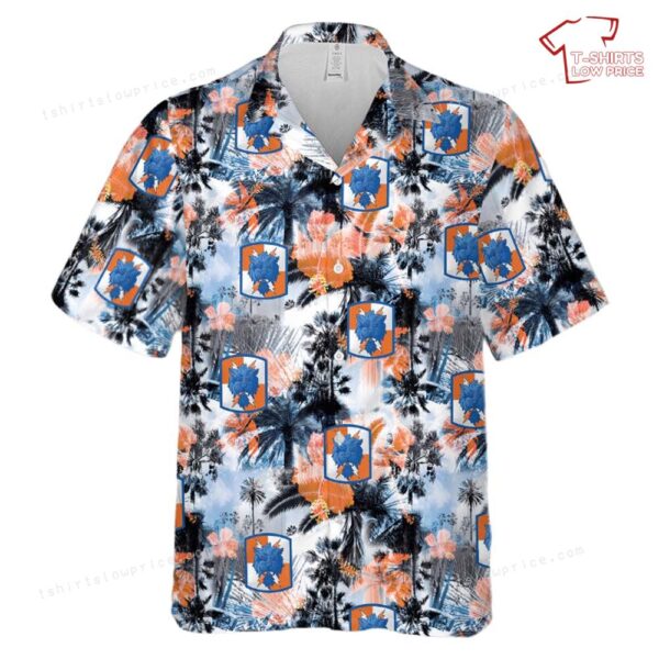 US Army 35th Signal Brigade (Airborne) Hawaiian Shirt US Army 35th Signal Brigade (Airborne) Hawaiian Shirt