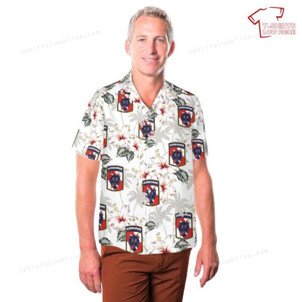 US Army 35th Signal Brigade Airborne Lion Head Hawaiian Shirt US Army 35th Signal Brigade Airborne Lion Head Hawaiian Shirt