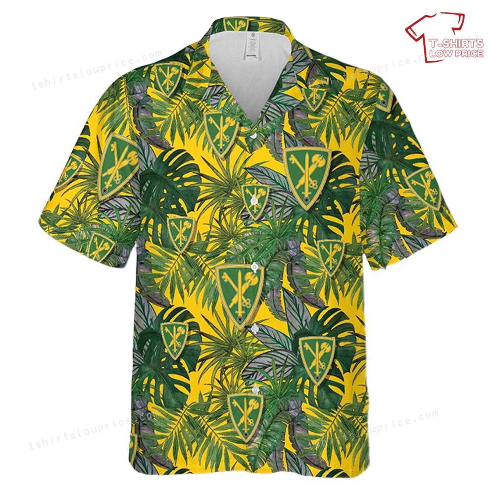 US Army 42nd Military Police Brigade Hawaiian Shirt 2 US Army 42nd Military Police Brigade Hawaiian Shirt 2