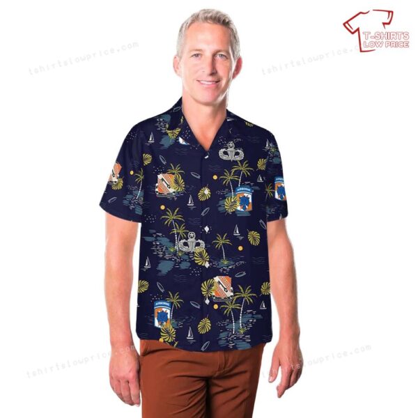 US Army 50th Signal Battalion (Abn) Hawaiian Shirt US Army 50th Signal Battalion (Abn) Hawaiian Shirt