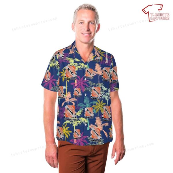 US Army 50th Signal Battalion Unit Crest Hawaiian Shirt US Army 50th Signal Battalion Unit Crest Hawaiian Shirt