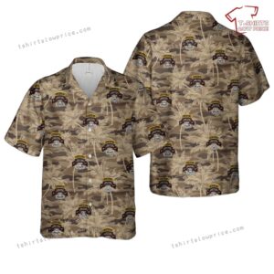 US Army 51st Infantry Long Range Surveillance E Company Ranger Hawaiian Shirt