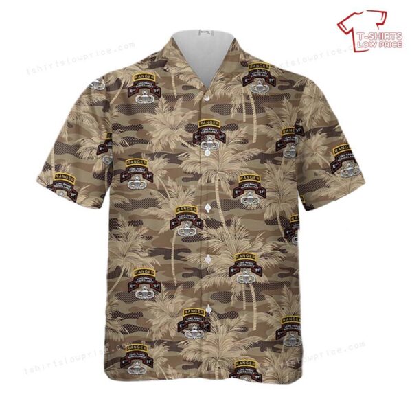US Army 51st Infantry Long Range Surveillance E Company Ranger Hawaiian Shirt