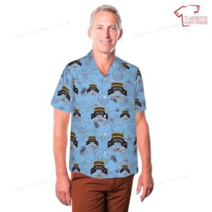 US Army 51st Infantry Regiment Long Range Surveillance Company Jumpmaster Hawaiian Shirt 3