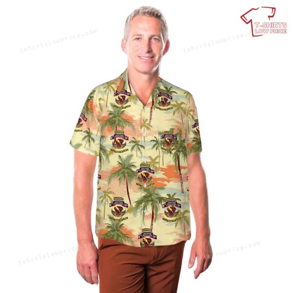 US Army 51st Infantry Regiment (Long Range Surveillance Company) Pocket Hawaiian Shirt US Army 51st Infantry Regiment (Long Range Surveillance Company) Pocket Hawaiian Shirt