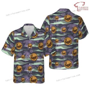 US Army 52nd BOMB Squadron WWII Hawaiian Shirt