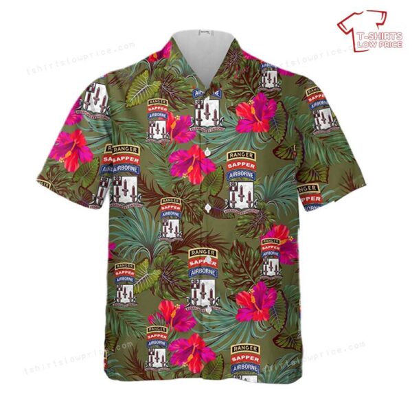 US Army 54th Brigade Engineer Battalion – Airborne Ranger Sapper Hawaiian Shirt US Army 54th Brigade Engineer Battalion – Airborne Ranger Sapper Hawaiian Shirt
