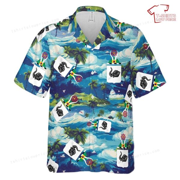 US Army 64th Armor Regiment We Pierce Hawaiian Shirt