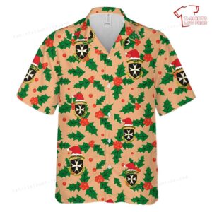 US Army 65th Infantry Regiment The Borinqueneers Christmas Hawaiian Shirt
