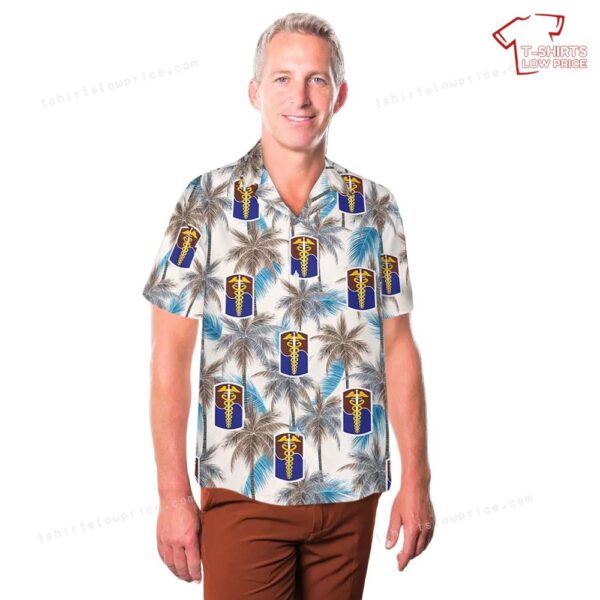 US Army 65th Medical Brigade Hawaiian Shirt US Army 65th Medical Brigade Hawaiian Shirt
