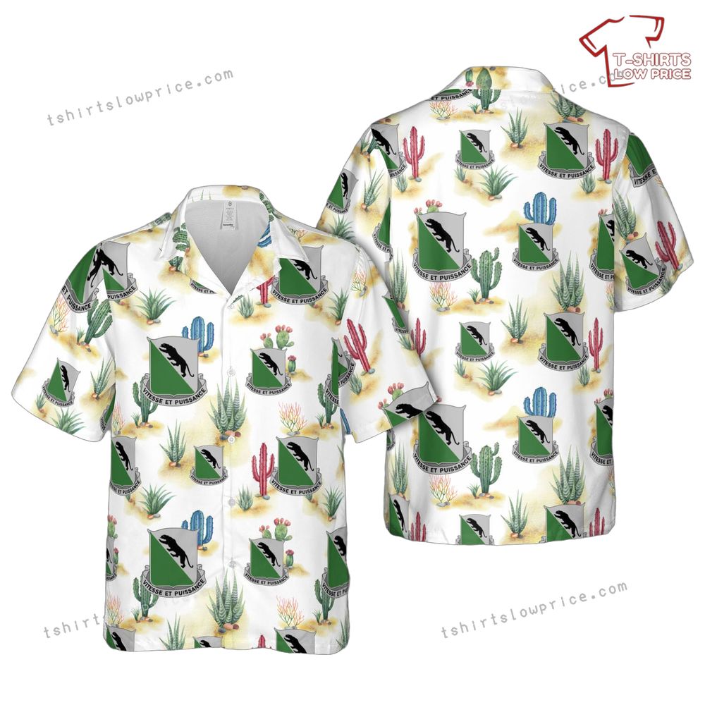 US Army 69th Armor Regiment Unit Crest Hawaiian Shirt US Army 69th Armor Regiment Unit Crest Hawaiian Shirt 1
