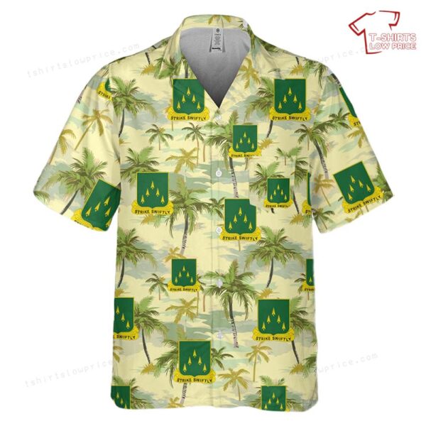 US Army 70th Armor Regiment Pocket Hawaiian Shirt US Army 70th Armor Regiment Pocket Hawaiian Shirt