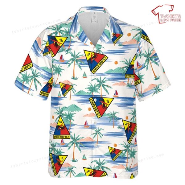 US Army 70th Tank Battalion Hawaiian Shirt