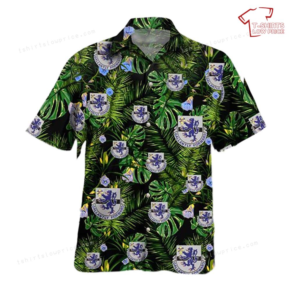 US Army 71st Cavalry Regiment Hawaiian Shirt 2 US Army 71st Cavalry Regiment Hawaiian Shirt 2