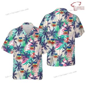 US Army 73 Armor Airborne Hawaiian Shirt