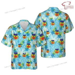 US Army 73rd Cavalry Regiment Unit Crest Hawaiian Shirt