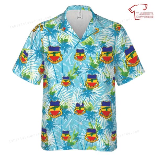 US Army 73rd Cavalry Regiment Unit Crest Hawaiian Shirt US Army 73rd Cavalry Regiment Unit Crest Hawaiian Shirt
