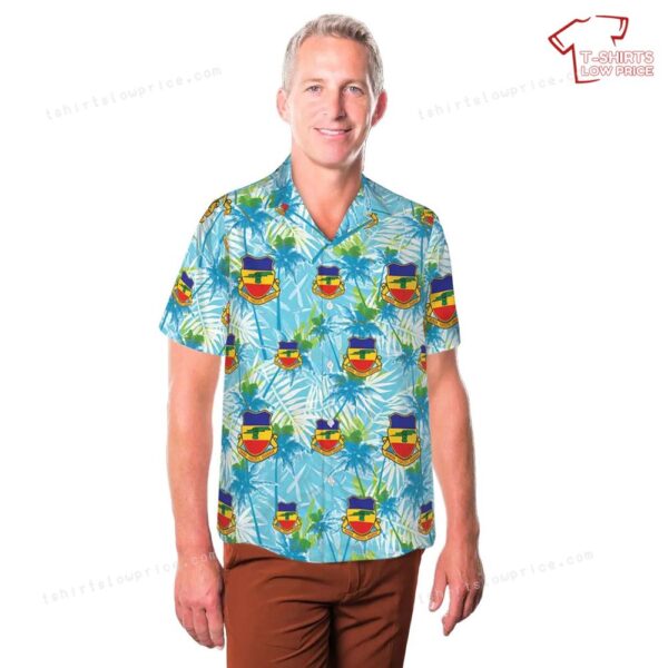US Army 73rd Cavalry Regiment Unit Crest Hawaiian Shirt US Army 73rd Cavalry Regiment Unit Crest Hawaiian Shirt