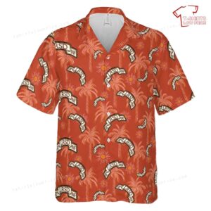 US Army 74th LRS Infantry Desert Patch Hawaiian Shirt