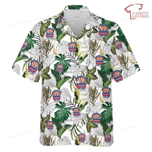 US Army 75th Division Unit Crest Hawaiian Shirt US Army 75th Division Unit Crest Hawaiian Shirt