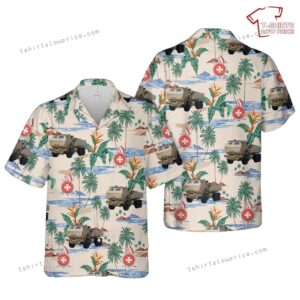 US Army 75th FA Brigade M142 HIMARS 1st Battalion Hawaiian Shirt