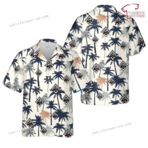 US Army 101st Airborne Aviation Division 101st Regiment B Company Hawaiian Shirt