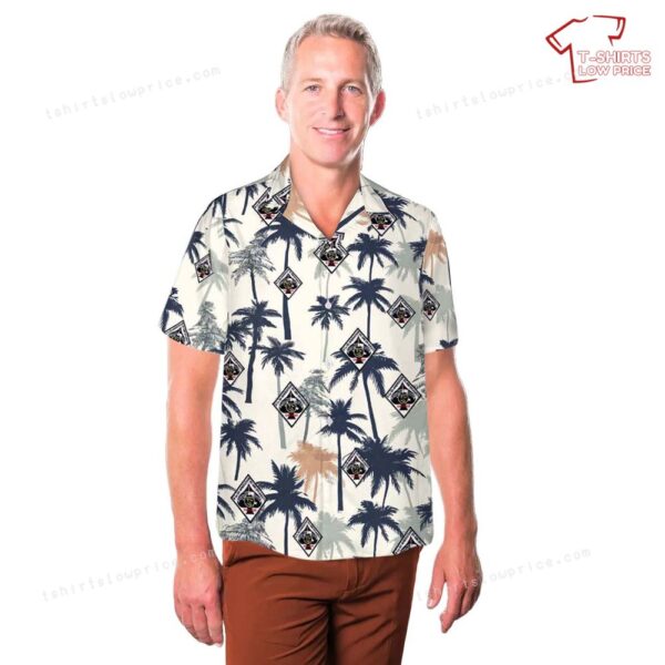 US Army 101st Airborne Aviation Division 101st Regiment B Company Hawaiian Shirt