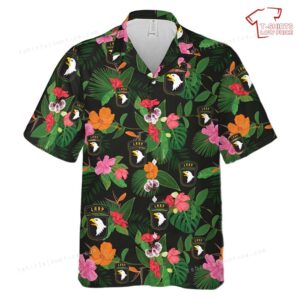 US Army 101st Airborne Division LRRP – Vietnam War Hawaiian Shirt