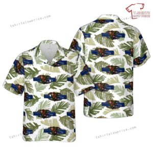 US Army 75th Ranger Crest Airborne Combat Infantry Patch Badge CIB Hawaiian Shirt