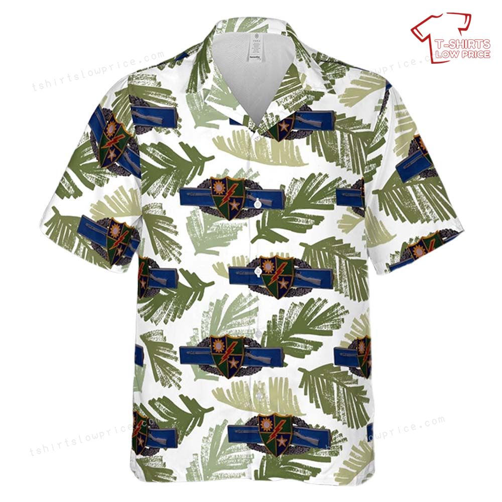 US Army 75th Ranger Crest Airborne Combat Infantry Patch Badge CIB Hawaiian Shirt 2 US Army 75th Ranger Crest Airborne Combat Infantry Patch Badge CIB Hawaiian Shirt 2