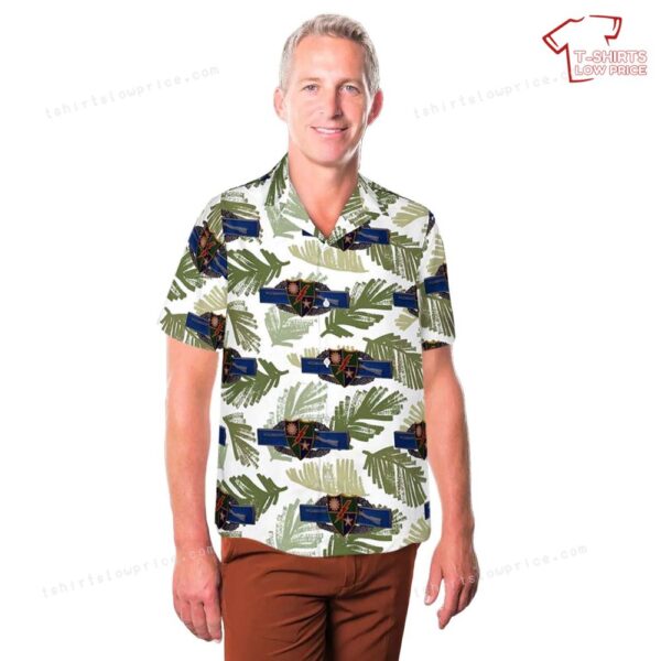US Army 75th Ranger Crest Airborne Combat Infantry Patch Badge CIB Hawaiian Shirt US Army 75th Ranger Crest Airborne Combat Infantry Patch Badge CIB Hawaiian Shirt