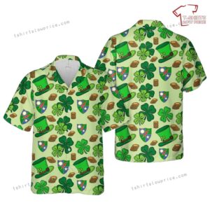 US Army 75th Ranger Regiment St Patrick’s Day Hawaiian Shirt