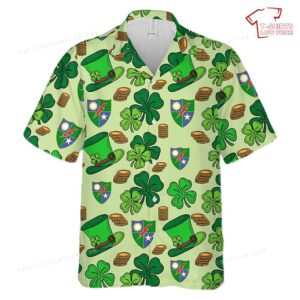 US Army 75th Ranger Regiment St Patrick’s Day Hawaiian Shirt