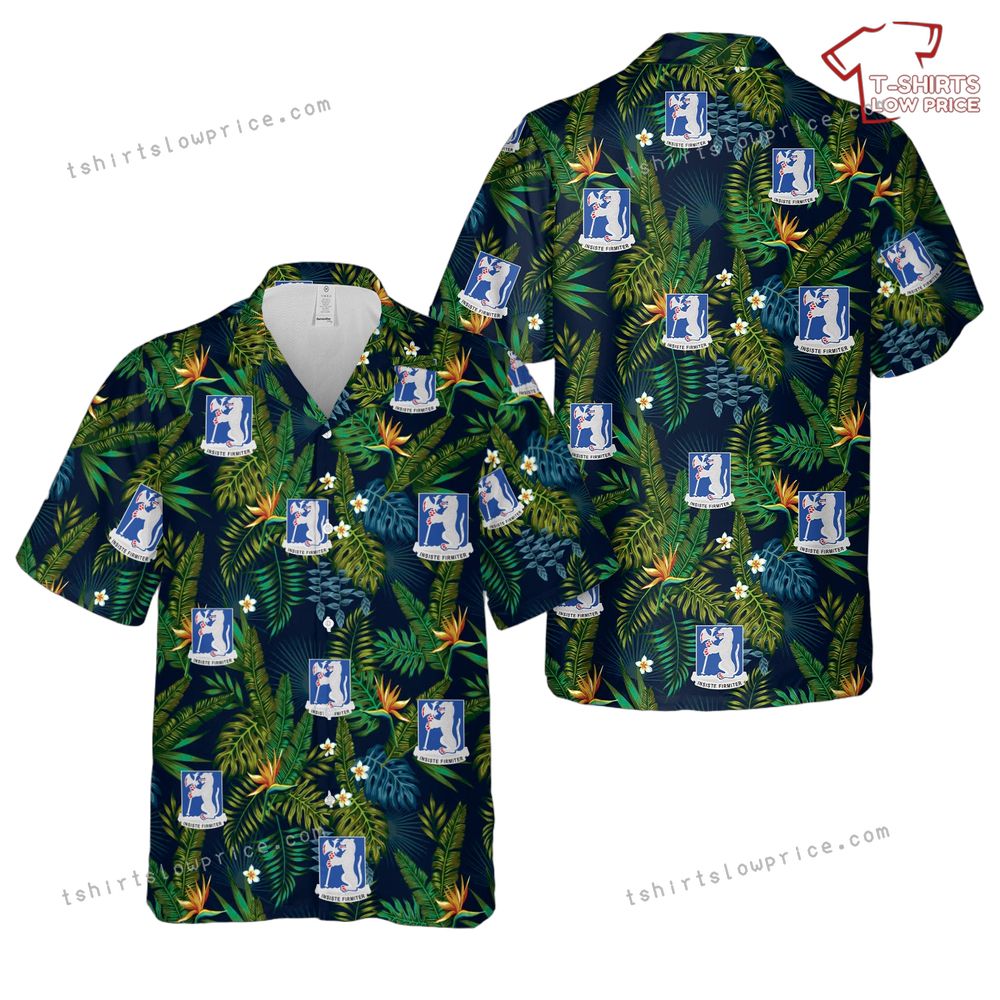 US Army 77th Armor Regiment Hawaiian Shirt US Army 77th Armor Regiment Hawaiian Shirt 1