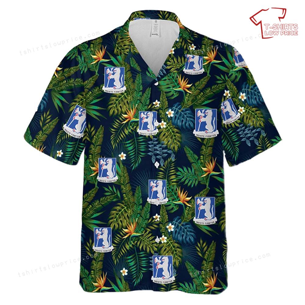 US Army 77th Armor Regiment Hawaiian Shirt 2 US Army 77th Armor Regiment Hawaiian Shirt 2