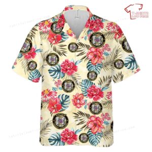US Army 82nd Airborne Division Captain Company Commander Hawaiian Shirt