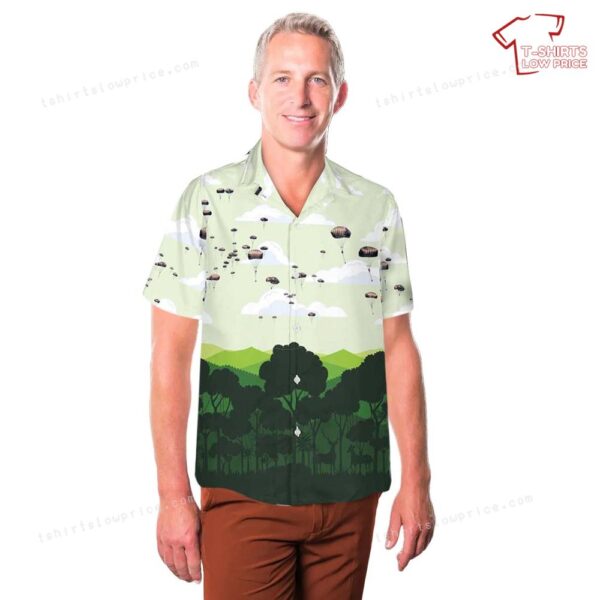 US Army 82nd Airborne Division jump into Swift Response 16 Hawaiian Shirt