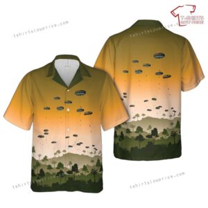 US Army 82nd Airborne Division jump into Swift Response 23 Hawaiian Shirt