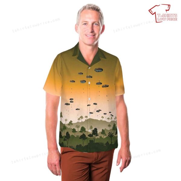 US Army 82nd Airborne Division jump into Swift Response 23 Hawaiian Shirt