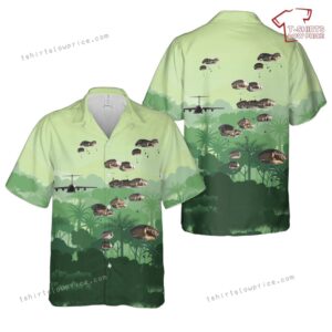 US Army 82nd Airborne Division Paratroopers Jump Into Latvia Hawaiian Shirt